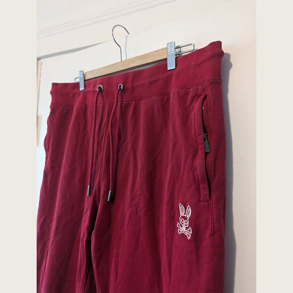 PSYCHO BUNNY - Red drawstring sweatpants - Sz XL - Picture 2 of 8